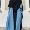 Cape Trench Caviary Premium Bleu Denim by Oummi Abi Moi