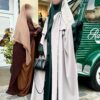 Cape Trench Caviary Premium Greige et Choco by Oummi Abi Moi