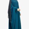 Abaya Saoudienne WhoolPeach Premium Vert Emeraude by Oummi Abi Moi