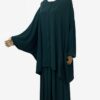 Chemise Anisley Premium Vert Intense x Jupe Porte Feuille Premium Vert Intense by Oummi Abi Moi