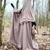 Abaya Saoudienne Caviary Taupe Nude by Oummi Abi Moi