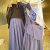 Chemise Anisley Denim x Jupe Porte Feuille Denim by Oummi Abi Moi