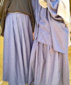 Chemise Anisley Denim x Jupe Porte Feuille Denim by Oummi Abi Moi