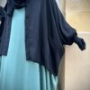 Chemise Ani Whool Peach Noir by Oummi Abi Moi