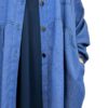 Chemise Elaya Denim x Abaya WhoolPeach Premium Bleu Nuit by Oummi Abi Moi_