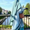 Kimocape Whool Peach Bleu Gris Profil by Oummi Abi Moi
