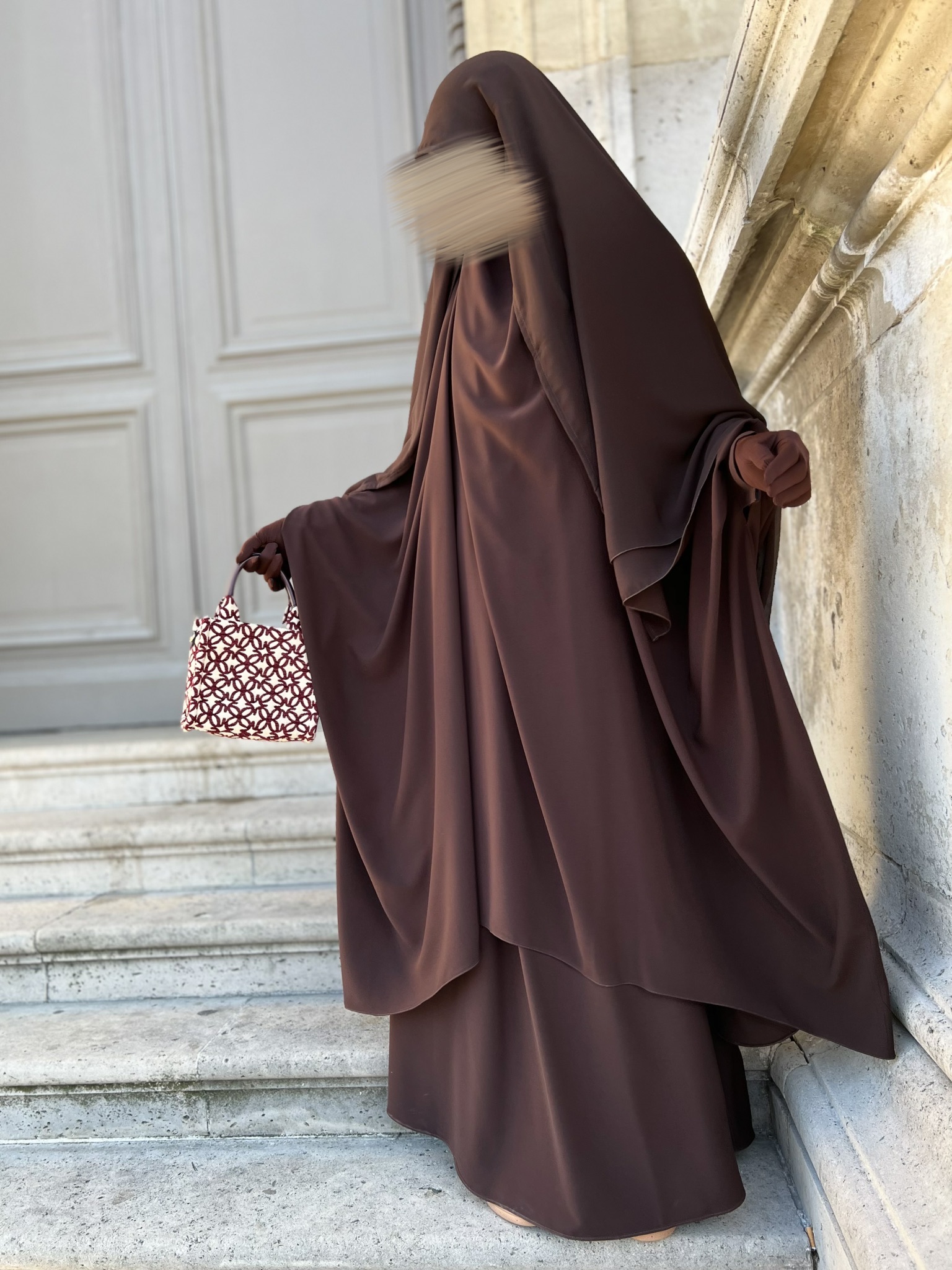 jilbab extra large jilbab long vêtement légiféré vêtement islamique by Oummi Abi Moi